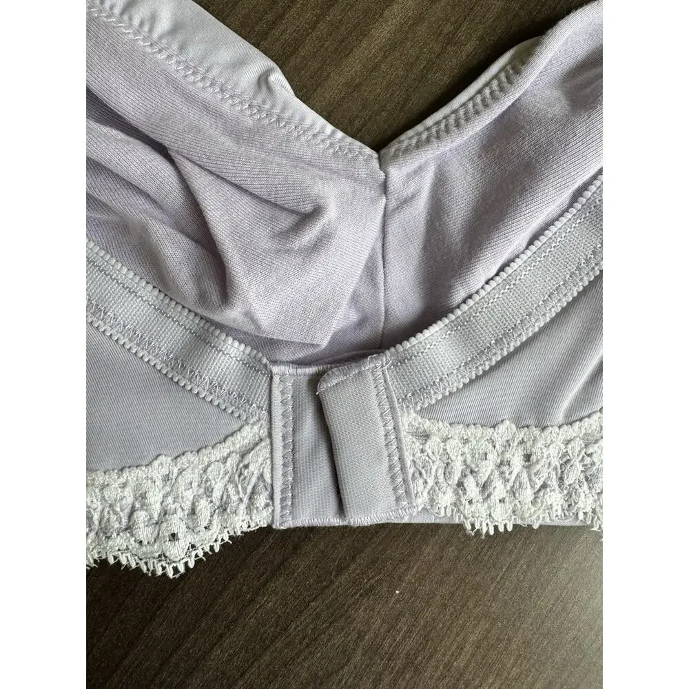 NWT Cake Lingerie Maternity Wireless Nursing Bra Plum Melba Purple Unlined 34B